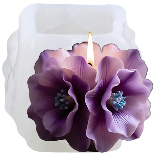 XIAOSHUI Quadratische Pfingstrosen-Kerzenform, geometrische Blume, Kerzen, Silikonform, Pfingstrose, Blume, Harz, Gießformen für Kerzenherstellung, Aromatherapie, Kerzen, Gips, Polymerton, Bastelkerze XIAOSHUI Quadratische Pfingstrosen-Kerzenform, geometrische Blume, Kerzen, Silikonform, Pfingstrose, Blume, Harz, Gießformen für Kerzenherstellung, Aromatherapie, Kerzen, Gips, Polymerton, Bastelkerze von XIAOSHUI
