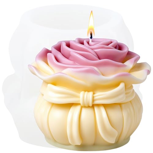 XIAOSHUI Rosen-Kerzenform, Silikonform, Rosenblüte, Kunstharz, Gießformen für Kerzenherstellung, Aromatherapie, Kerzen, Gips, Polymerton, Bastelkerze, Heimdekoration XIAOSHUI Rosen-Kerzenform, Silikonform, Rosenblüte, Kunstharz, Gießformen für Kerzenherstellung, Aromatherapie, Kerzen, Gips, Polymerton, Bastelkerze, Heimdekoration von XIAOSHUI