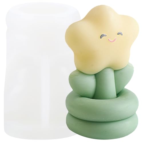 XIAOSHUI Silikonform für Kerzen, Sternblumen, Kunstharz, Gießformen für Kerzenherstellung, Aromatherapie, Gipskerzen, Modelliermasse, Basteln XIAOSHUI Silikonform für Kerzen, Sternblumen, Kunstharz, Gießformen für Kerzenherstellung, Aromatherapie, Gipskerzen, Modelliermasse, Basteln von XIAOSHUI