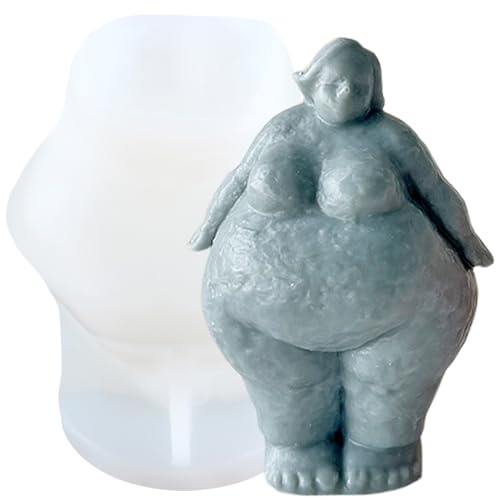 XIAOSHUI Silikonform für Körperkerzen, dicke Frau, Kerzen, Körperharz, Gießform für Kerzen, Heimdekoration, Kerzenherstellung, Aromatherapie, Kerzen, Gips, Ton, Handwerk XIAOSHUI Silikonform für Körperkerzen, dicke Frau, Kerzen, Körperharz, Gießform für Kerzen, Heimdekoration, Kerzenherstellung, Aromatherapie, Kerzen, Gips, Ton, Handwerk von XIAOSHUI