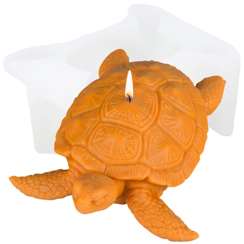 XIAOSHUI Silikonform für Schildkröten, Kerzen, Schildkröte, Kerzen, Meeresschildkröte, Kunstharz, Gießformen für Kerzen, Heimdekoration, Aromatherapie, Kerzen, Gips, Polymerton, Handwerk XIAOSHUI Silikonform für Schildkröten, Kerzen, Schildkröte, Kerzen, Meeresschildkröte, Kunstharz, Gießformen für Kerzen, Heimdekoration, Aromatherapie, Kerzen, Gips, Polymerton, Handwerk von XIAOSHUI