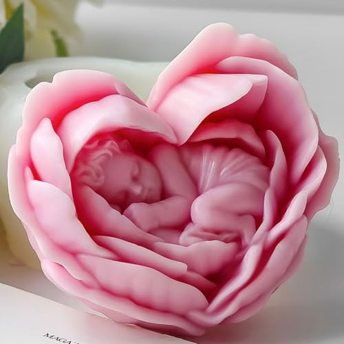XIAOSHUI Silikonform mit Herz-Rosen-Motiv, für Kerzen, Babys, Kunstharz, Gießform für Kerzen, Heimdekoration, Kerzenherstellung, Aromatherapie, Kerzen, Gips, Ton, Handwerk XIAOSHUI Silikonform mit Herz-Rosen-Motiv, für Kerzen, Babys, Kunstharz, Gießform für Kerzen, Heimdekoration, Kerzenherstellung, Aromatherapie, Kerzen, Gips, Ton, Handwerk von XIAOSHUI