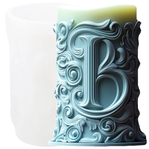 XIAOSHUI Zylinderform für Kerzen, Buchstabe B, Zylinder, Silikon, Kerzenformen, Buchstabe B, Spalte, Kunstharz, Gießform für Kerzenherstellung, Aromatherapie, Gipskerzen, Modelliermasse, Handwerk XIAOSHUI Zylinderform für Kerzen, Buchstabe B, Zylinder, Silikon, Kerzenformen, Buchstabe B, Spalte, Kunstharz, Gießform für Kerzenherstellung, Aromatherapie, Gipskerzen, Modelliermasse, Handwerk von XIAOSHUI