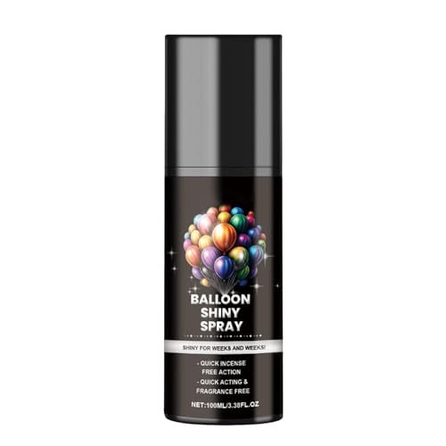 XIAOXIAOYU Ballon-Hochglanzspray,Ballon-Glanzspray | 100 ml glänzendes Glow-Spray | Balloon Shiny Enhancer, Shiny Glow Spray, Ballonspray, damit Ballons glänzen und länger halten XIAOXIAOYU Ballon-Hochglanzspray,Ballon-Glanzspray | 100 ml glänzendes Glow-Spray | Balloon Shiny Enhancer, Shiny Glow Spray, Ballonspray, damit Ballons glänzen und länger halten von XIAOXIAOYU
