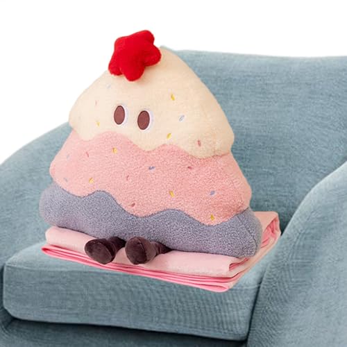 XIAOXIAOYU Baumwollpuppe Plüschspielzeug, Baumwurfkissen, Sleeping Companion Couch Kissen in Kuchenform, Nettes Cartoon kreative Designpuppe für Bett Couch Sofa Wohnzimmer XIAOXIAOYU Baumwollpuppe Plüschspielzeug, Baumwurfkissen, Sleeping Companion Couch Kissen in Kuchenform, Nettes Cartoon kreative Designpuppe für Bett Couch Sofa Wohnzimmer von XIAOXIAOYU
