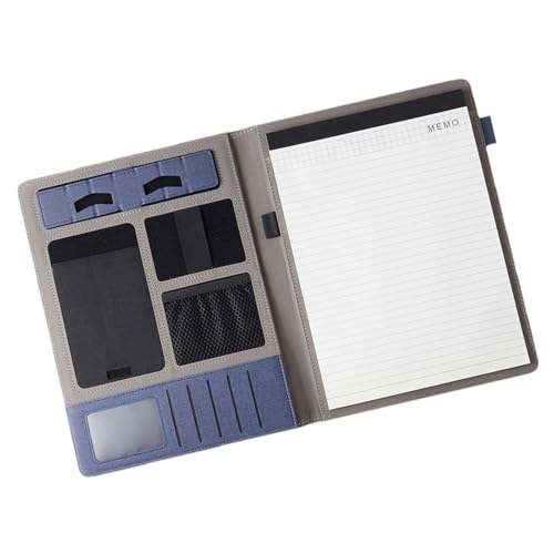 XIAOXIAOYU Business Padfolio – Lebenslaufmappe – Notizblock im Lieferumfang enthalten, PU-Leder-Schreibblock, Tablet-Hülle für Geschäftsbedarf und Karten, Konferenzen XIAOXIAOYU Business Padfolio – Lebenslaufmappe – Notizblock im Lieferumfang enthalten, PU-Leder-Schreibblock, Tablet-Hülle für Geschäftsbedarf und Karten, Konferenzen von XIAOXIAOYU