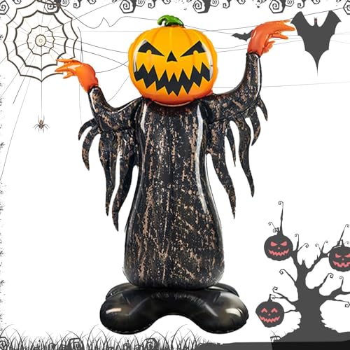 XIAOXIAOYU Folien-Kürbis-Ballons | Halloween-Cartoon-Ballons, lustige Festival-Spinnenballons, Horror-Fledermaus-Ballons für Spukhaus, Boden, Party XIAOXIAOYU Folien-Kürbis-Ballons | Halloween-Cartoon-Ballons, lustige Festival-Spinnenballons, Horror-Fledermaus-Ballons für Spukhaus, Boden, Party von XIAOXIAOYU