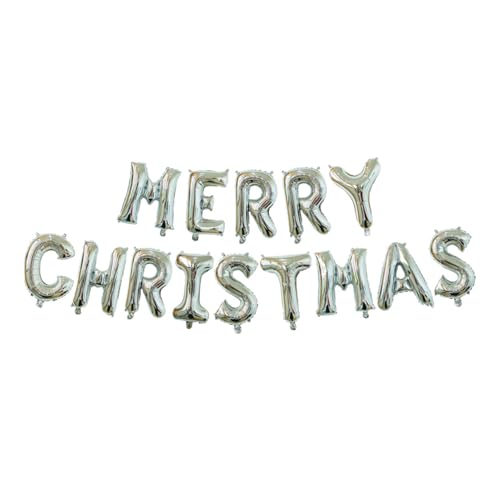 XIAOXIAOYU Frohe Weihnachten-Ballon-Banner-Set, Weihnachts-Folienballon-Dekorationen - Frohe Weihnachten-Briefballons-Set | Winterfest-Themendekorationen, Neujahrsbanner für Schlafzimmer XIAOXIAOYU Frohe Weihnachten-Ballon-Banner-Set, Weihnachts-Folienballon-Dekorationen - Frohe Weihnachten-Briefballons-Set | Winterfest-Themendekorationen, Neujahrsbanner für Schlafzimmer von XIAOXIAOYU