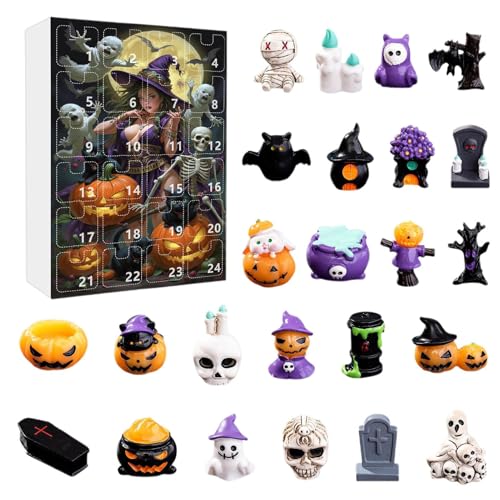 XIAOXIAOYU Halloween Countdown Kalender | Sammelfiguren Grusel Deko - 24 Tage Gruselfiguren Für Fernsehschrank Kamin Halloween Dekoration Zuhause XIAOXIAOYU Halloween Countdown Kalender | Sammelfiguren Grusel Deko - 24 Tage Gruselfiguren Für Fernsehschrank Kamin Halloween Dekoration Zuhause von XIAOXIAOYU