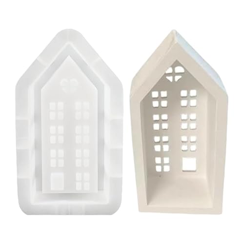 XIAOXIAOYU Hausseifenform, Antihaft-Silikonform Haus, Epoxidharz-Gussformen, Silikonharzform, Silikon-Hauskerzenformen für Bastelarbeiten, Dekoration XIAOXIAOYU Hausseifenform, Antihaft-Silikonform Haus, Epoxidharz-Gussformen, Silikonharzform, Silikon-Hauskerzenformen für Bastelarbeiten, Dekoration von XIAOXIAOYU