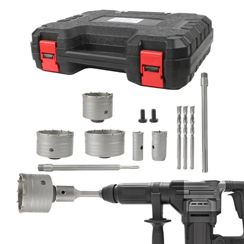XIAOXIAOYU Metall Lochsäge Set, Für Beton, Mauerwerk Und Ziegel, Zubehör Für Metallschneiden Sanitär Elektroinstallation XIAOXIAOYU Metall Lochsäge Set, Für Beton, Mauerwerk Und Ziegel, Zubehör Für Metallschneiden Sanitär Elektroinstallation von XIAOXIAOYU