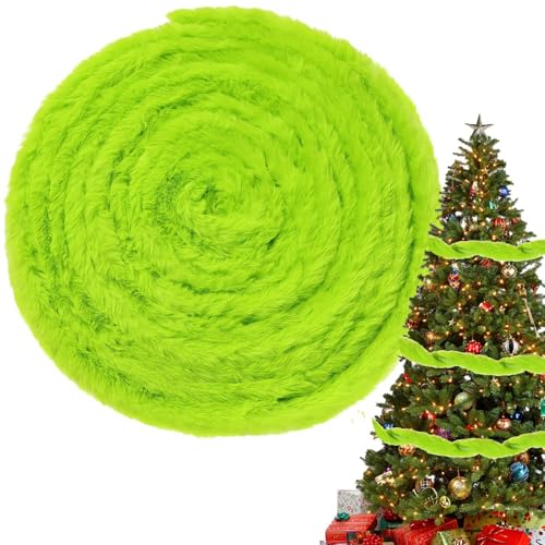 XIAOXIAOYU Stoffrolle für Weihnachtsbaum, Weihnachten Stoff Trim Weiß Trim Band, Weihnachten Weiß Stoffrolle für Taschen, Kostüme, Kaminsims und XIAOXIAOYU Stoffrolle für Weihnachtsbaum, Weihnachten Stoff Trim Weiß Trim Band, Weihnachten Weiß Stoffrolle für Taschen, Kostüme, Kaminsims und von XIAOXIAOYU