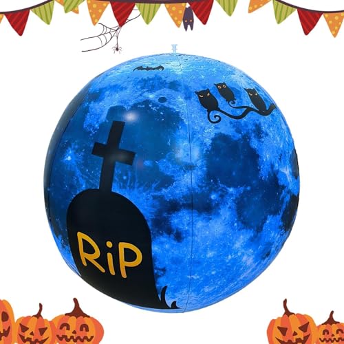 XIAOXIAOYU aufblasbarer Ball | Lustige, große, aufblasbare Halloween-Dekoration – großer aufblasbarer Ball, Outdoor-Gartendekorationen für Weihnachten, Halloween, Mottoparty XIAOXIAOYU aufblasbarer Ball | Lustige, große, aufblasbare Halloween-Dekoration – großer aufblasbarer Ball, Outdoor-Gartendekorationen für Weihnachten, Halloween, Mottoparty von XIAOXIAOYU