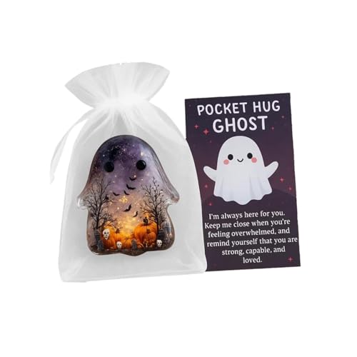 XIAOYIYI Pocket Ghost Card, Halloween Taschenkarten, Taschen-Trostgeister, Süße Mini-Charms, Saisonale Motivationskarten, Halloween-Partydekorationen, Für Freunde Familie, Urlaubsgrüße XIAOYIYI Pocket Ghost Card, Halloween Taschenkarten, Taschen-Trostgeister, Süße Mini-Charms, Saisonale Motivationskarten, Halloween-Partydekorationen, Für Freunde Familie, Urlaubsgrüße von XIAOYIYI