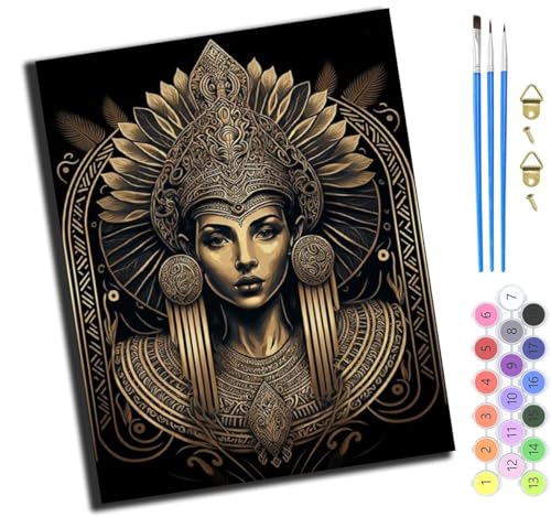 Geheimnisvolle Schönheit Des Indischen Stammes,Malen Nach Zahlen Erwachsene,Diy Handgemalt Ölgemälde Kit,Paint By Numbers Adult Mit 3,Pinseln Und Acrylfarbe Leinwand Kit,40X50 Cm,Mit Rahmen Geheimnisvolle Schönheit Des Indischen Stammes,Malen Nach Zahlen Erwachsene,Diy Handgemalt Ölgemälde Kit,Paint By Numbers Adult Mit 3,Pinseln Und Acrylfarbe Leinwand Kit,40X50 Cm,Mit Rahmen von XIAOYOUQIAN