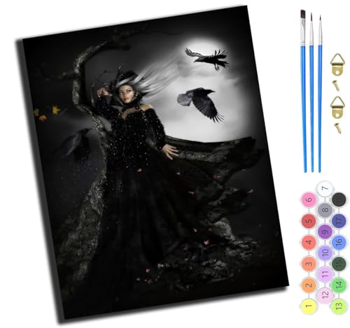 XIAOYOUQIAN Dunkles Anime-Mädchen,Malen Nach Zahlen Erwachsene,Happy Painting Kits,Bastelset Leinwand Pinsel,Handgemalt Ölgemälde Kinder 40X50Cm,Ohne Rahmen XIAOYOUQIAN Dunkles Anime-Mädchen,Malen Nach Zahlen Erwachsene,Happy Painting Kits,Bastelset Leinwand Pinsel,Handgemalt Ölgemälde Kinder 40X50Cm,Ohne Rahmen von XIAOYOUQIAN