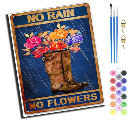 XIAOYOUQIAN Kein Regen, Keine Blumen,Malen Nach Zahlen Erwachsene,40X50Cm,Be Creative Heimdekoration Anfänger Mit Pinsel Und Acrylfarben Ölgemälde Für Home Decor,Ohne Rahmen XIAOYOUQIAN Kein Regen, Keine Blumen,Malen Nach Zahlen Erwachsene,40X50Cm,Be Creative Heimdekoration Anfänger Mit Pinsel Und Acrylfarben Ölgemälde Für Home Decor,Ohne Rahmen von XIAOYOUQIAN