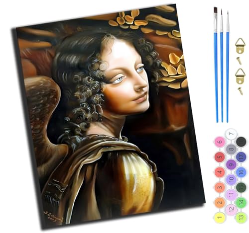 XIAOYOUQIAN Lockige Dame,Malen Nach Zahlen Erwachsene,Diy Ölgemälde Leinwand Kit Mit Pinseln Und Acrylfarbe Für Home Haus Deko,50X40Cm,Mit Rahmen XIAOYOUQIAN Lockige Dame,Malen Nach Zahlen Erwachsene,Diy Ölgemälde Leinwand Kit Mit Pinseln Und Acrylfarbe Für Home Haus Deko,50X40Cm,Mit Rahmen von XIAOYOUQIAN