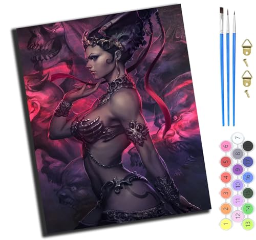 XIAOYOUQIAN Lustiges Mädchen Cool,Malen Nach Zahlen Erwachsene,Diy Bastelset Handgemalt Ölgemälde Geschen Kit Mit 3,Pinseln Und Acrylfarbe Knitterfreie Leinwand Kit,40X50 Cm,Ohne Rahmen XIAOYOUQIAN Lustiges Mädchen Cool,Malen Nach Zahlen Erwachsene,Diy Bastelset Handgemalt Ölgemälde Geschen Kit Mit 3,Pinseln Und Acrylfarbe Knitterfreie Leinwand Kit,40X50 Cm,Ohne Rahmen von XIAOYOUQIAN