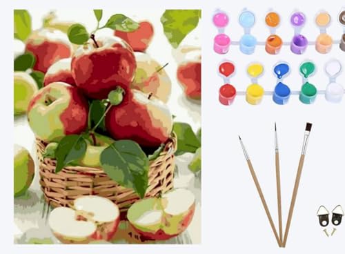 XIAOYOUQIAN Stillleben mit roten Früchten,Malen Nach Zahlen Erwachsene , DIY Handgemalt Ölgemälde ,mit Pinseln Malerei Kits Erwachsene Kunsthandwerk für Zuhause40x50 cm ,mit Rahmen XIAOYOUQIAN Stillleben mit roten Früchten,Malen Nach Zahlen Erwachsene , DIY Handgemalt Ölgemälde ,mit Pinseln Malerei Kits Erwachsene Kunsthandwerk für Zuhause40x50 cm ,mit Rahmen von XIAOYOUQIAN