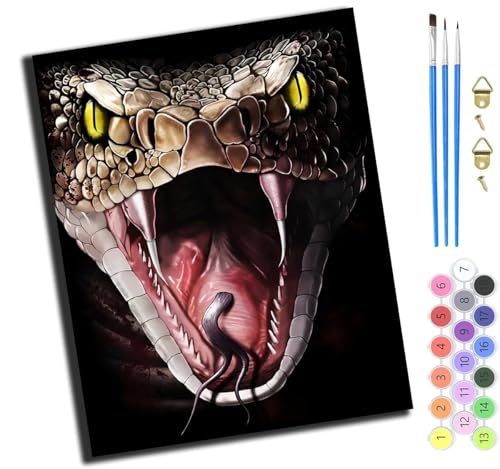 XIAOYOUQIAN Tier Drache Schlange,Malen Nach Zahlen Erwachsene,Diy Handgemalt Ölgemälde,Mit Pinseln Malerei Kits Erwachsene Kunsthandwerk Für Zuhause 40X50 Cm,Ohne Rahmen XIAOYOUQIAN Tier Drache Schlange,Malen Nach Zahlen Erwachsene,Diy Handgemalt Ölgemälde,Mit Pinseln Malerei Kits Erwachsene Kunsthandwerk Für Zuhause 40X50 Cm,Ohne Rahmen von XIAOYOUQIAN