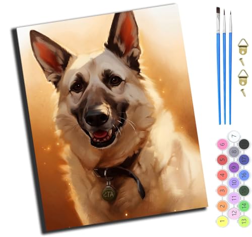 XIAOYOUQIAN Tiere Löwe Tiger Hund,Malen Nach Zahlen Erwachsene,Diy Handgemalt Ölgemälde Kit,40X50 Cm,Paint By Numbers Adult Mit 3,Pinseln Und Acrylfarbe Leinwand Kit,Mit Rahmen XIAOYOUQIAN Tiere Löwe Tiger Hund,Malen Nach Zahlen Erwachsene,Diy Handgemalt Ölgemälde Kit,40X50 Cm,Paint By Numbers Adult Mit 3,Pinseln Und Acrylfarbe Leinwand Kit,Mit Rahmen von XIAOYOUQIAN