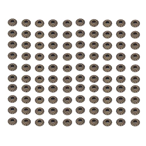XIASABA 100 PCS Antike Bronze -Abstandshalterperlen mit 3 mm Lochdurchmesser ideal für DIY -Handwerk aus Zinklegierung für Anhänger und Schmuck geeignet XIASABA 100 PCS Antike Bronze -Abstandshalterperlen mit 3 mm Lochdurchmesser ideal für DIY -Handwerk aus Zinklegierung für Anhänger und Schmuck geeignet von XIASABA