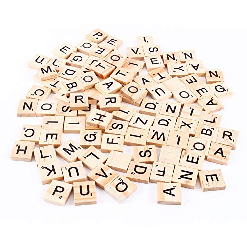 XIASABA 100PCS Premium -Qualitäts -Holz -Puzzle -Fliesen mit Buchstaben Alphabet und Zahlen Anhänger für Rechtschreibspaß und Handwerk XIASABA 100PCS Premium -Qualitäts -Holz -Puzzle -Fliesen mit Buchstaben Alphabet und Zahlen Anhänger für Rechtschreibspaß und Handwerk von XIASABA