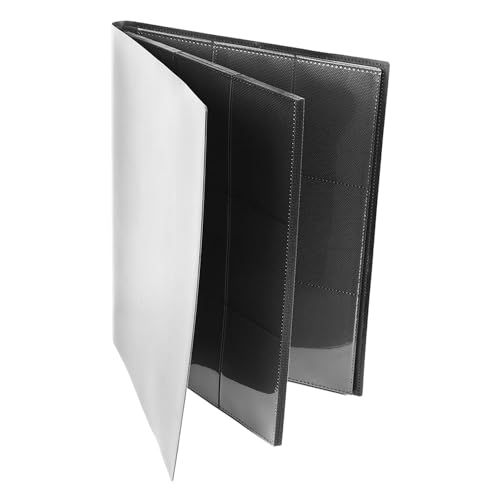 XIASABA 360 Pages 9 Pocket Card Collection Binder Ideal For Game Card Collector In Black Color Made Of Plastic Lightweight And Portable With Large Capacity For Organizing And Disp XIASABA 360 Pages 9 Pocket Card Collection Binder Ideal For Game Card Collector In Black Color Made Of Plastic Lightweight And Portable With Large Capacity For Organizing And Disp von XIASABA