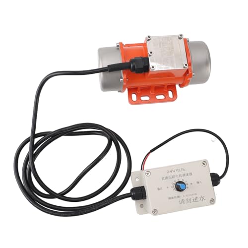 XIASABA DC 24V bürstenloser Aluminiumlegierung Elektrischer Beton Vibrator Vibration Motor 50W mit Geschwindigkeitsregler für die Bergbaumetallurgie Kohlekraftkonstruktion (60W) von XIASABA