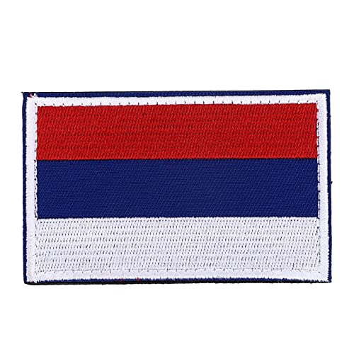 XIASABA European Country Flags Patch World National Badge Sticked Patch Accessoire Russland aus hochwertigem Polyester geeignet für alle alten Gruppen Männer Frauen Kinder können (Russia) von XIASABA