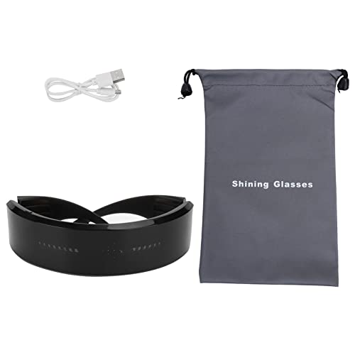 XIASABA Intelligente Brille Leuchtbrille 21,0 × 11,0 × 6,0 Leuchtende Brille App-Steuerung USB-Aufladung Mehrfarbige Brille Für Party Geburtstag Leuchtbrille Leuchtbrille XIASABA Intelligente Brille Leuchtbrille 21,0 × 11,0 × 6,0 Leuchtende Brille App-Steuerung USB-Aufladung Mehrfarbige Brille Für Party Geburtstag Leuchtbrille Leuchtbrille von XIASABA