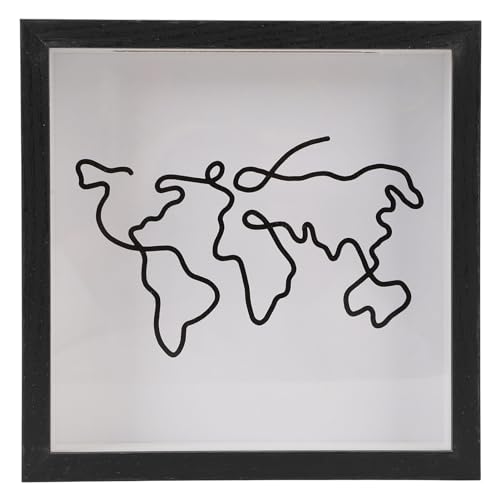 Xiasaba Adventure Archive Box 29 x 29 cm Schwarzer Rahmen Travel Shadow Box Idealer Tickethalter für die Erhaltung von Reiseerinnerungen mit Slot Home Map Style Xiasaba Adventure Archive Box 29 x 29 cm Schwarzer Rahmen Travel Shadow Box Idealer Tickethalter für die Erhaltung von Reiseerinnerungen mit Slot Home Map Style von XIASABA