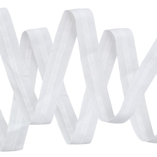 Gardinenband Kräuselband Zum Aufnähen für Haken,Überschrift Band für Gardine Haken,Gardinen Kräuselband zum Aufnähen,Universalband Gardinen Überschrift Band für Gardine Haken Weiß-20M X 2.5CM Gardinenband Kräuselband Zum Aufnähen für Haken,Überschrift Band für Gardine Haken,Gardinen Kräuselband zum Aufnähen,Universalband Gardinen Überschrift Band für Gardine Haken Weiß-20M X 2.5CM von XIASHENG