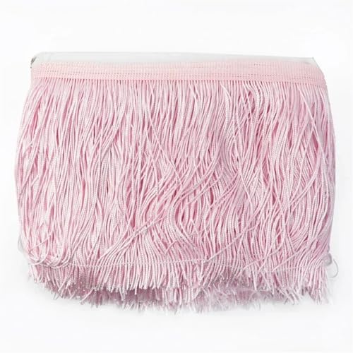 XIEweiZHI 10 Meter 10/15/20/30 cm Quaste Fringe Trim Spitzenband DIY Latin Kleid Fransen Kleidungsstück Dekor Vorhang Nähzubehör für Kleidung DIY(No.12,20cm) von XIEweiZHI