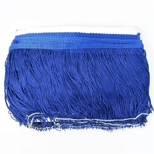 XIEweiZHI 10 Meter 10/15/20/30 cm Quaste Fringe Trim Spitzenband DIY Latin Kleid Fransen Kleidungsstück Dekor Vorhang Nähzubehör für Kleidung DIY(No.14,10cm) von XIEweiZHI