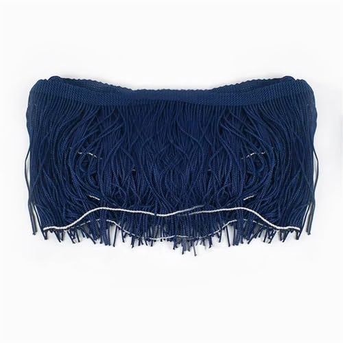 XIEweiZHI 10 Meter 10/15/20/30 cm Quaste Fringe Trim Spitzenband DIY Latin Kleid Fransen Kleidungsstück Dekor Vorhang Nähzubehör für Kleidung DIY(No.20,10cm) von XIEweiZHI