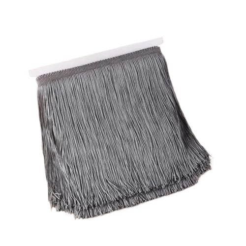 XIEweiZHI 10 Meter 10/15/20/30 cm Quaste Fringe Trim Spitzenband DIY Latin Kleid Fransen Kleidungsstück Dekor Vorhang Nähzubehör für Kleidung DIY(No.37,30cm) von XIEweiZHI