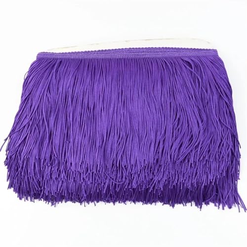 XIEweiZHI 10 Meter 10/15/20/30 cm Quaste Fringe Trim Spitzenband DIY Latin Kleid Fransen Kleidungsstück Dekor Vorhang Nähzubehör für Kleidung DIY(No.39,30cm) von XIEweiZHI