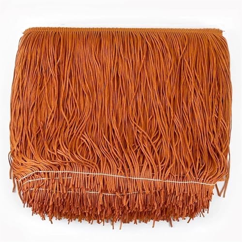 XIEweiZHI 10 Meter 10/15/20/30 cm Quaste Fringe Trim Spitzenband DIY Latin Kleid Fransen Kleidungsstück Dekor Vorhang Nähzubehör für Kleidung DIY(No.42,30cm) von XIEweiZHI