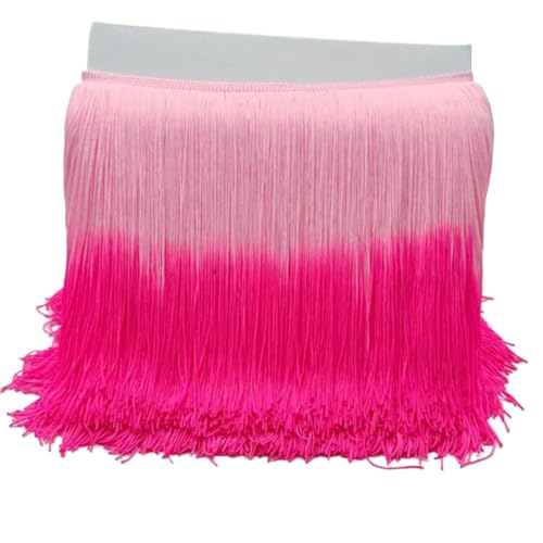XIEweiZHI 2/5/10M 20cm Quaste Spitzenbesatz Bänder DIY Nähen Lateinisches Kleid Kleidungsstück Stoff Zubehör für Kleidung DIY(15,20cm-10Meters) von XIEweiZHI