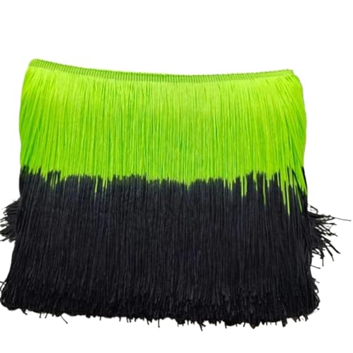 XIEweiZHI 2/5/10M 20cm Quaste Spitzenbesatz Bänder DIY Nähen Lateinisches Kleid Kleidungsstück Stoff Zubehör für Kleidung DIY(18,20cm-10Meters) von XIEweiZHI
