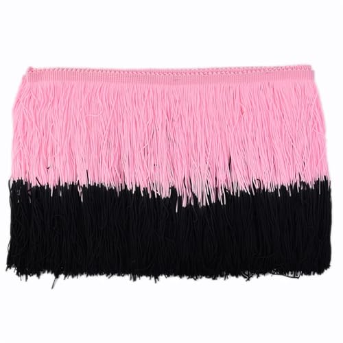XIEweiZHI 2/5/10M 20cm Quaste Spitzenbesatz Bänder DIY Nähen Lateinisches Kleid Kleidungsstück Stoff Zubehör für Kleidung DIY(2,20cm-10Meters) von XIEweiZHI