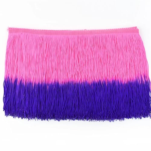 XIEweiZHI 2/5/10M 20cm Quaste Spitzenbesatz Bänder DIY Nähen Lateinisches Kleid Kleidungsstück Stoff Zubehör für Kleidung DIY(4,20cm-10Meters) von XIEweiZHI