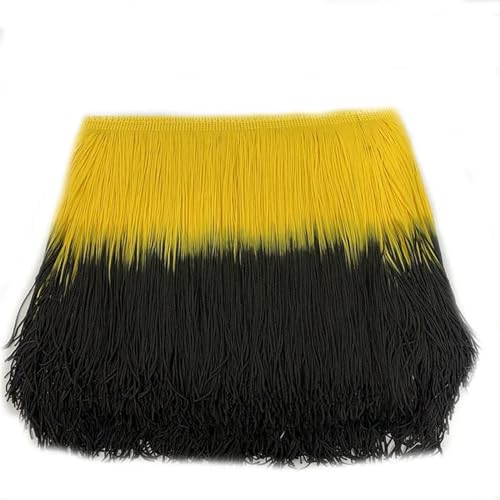 XIEweiZHI 2/5/10M 20cm Quaste Spitzenbesatz Bänder DIY Nähen Lateinisches Kleid Kleidungsstück Stoff Zubehör für Kleidung DIY(7,20cm-5Meters) von XIEweiZHI