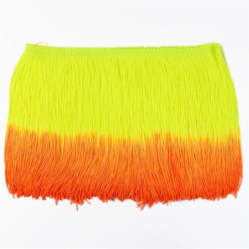 XIEweiZHI 2/5/10M 20cm Quaste Spitzenbesatz Bänder DIY Nähen Lateinisches Kleid Kleidungsstück Stoff Zubehör für Kleidung DIY(9,20cm-5Meters) von XIEweiZHI