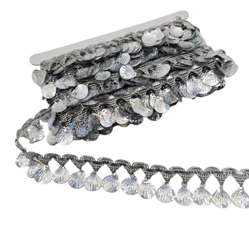 XIEweiZHI Geflochtene goldene Quaste, Spitze, Fransen, Pailletten, Paillette-Quastenband, Bühnenaufführung, Anzüge, Hochzeitskleid, Nähen, Stoffaufhänger, Fransenspitze für Kleidung DIY(F4,9Yards) XIEweiZHI Geflochtene goldene Quaste, Spitze, Fransen, Pailletten, Paillette-Quastenband, Bühnenaufführung, Anzüge, Hochzeitskleid, Nähen, Stoffaufhänger, Fransenspitze für Kleidung DIY(F4,9Yards) von XIEweiZHI