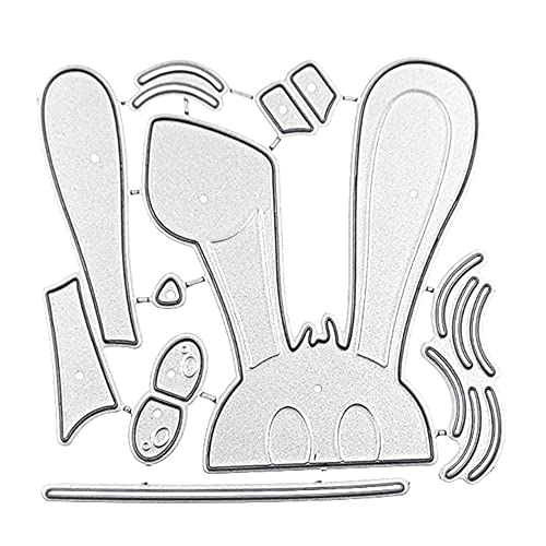 XIGAWAY Osterhasen-Ohr-Metall-Stanzformen Schablone Scrapbooking DIY Album Stempel Papier Karte Prägung Dekoration Handwerk XIGAWAY Osterhasen-Ohr-Metall-Stanzformen Schablone Scrapbooking DIY Album Stempel Papier Karte Prägung Dekoration Handwerk von XIGAWAY