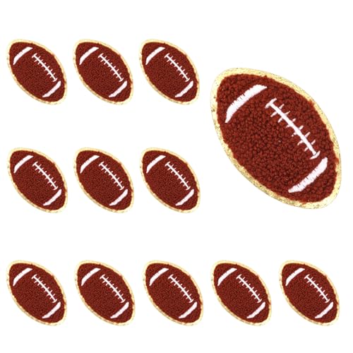 12stk Fußball-Aufnäher, Bestickte Fußball-Aufnäher zum Aufbügeln und Aufnähen Goldene Kanten Applikation Bestickte Fußball-Chenille-Aufnäher für Mützen Kleider Jeans Jacken Rucksäcke 12stk Fußball-Aufnäher, Bestickte Fußball-Aufnäher zum Aufbügeln und Aufnähen Goldene Kanten Applikation Bestickte Fußball-Chenille-Aufnäher für Mützen Kleider Jeans Jacken Rucksäcke von XIHIRCD