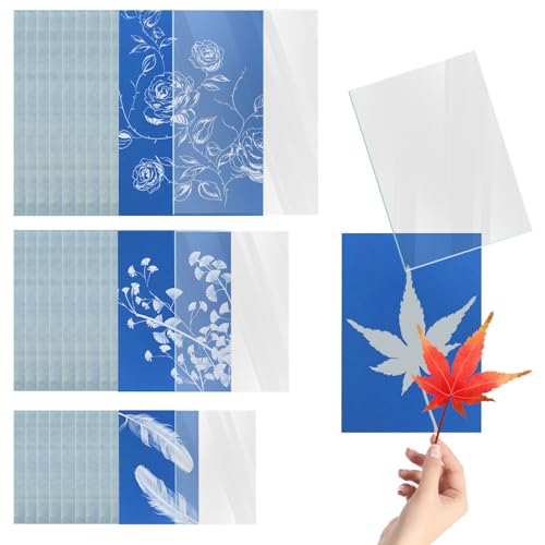 30 Blatt Sonnendruck Papier, A4 A5 A6 Cyanotypie-Papier mit 3 Acrylplatten Hochempfindlich Solardruck und Zeichenpapier für Kinder Erwachsene DIY-Kunst Basteln Projektbedarf 30 Blatt Sonnendruck Papier, A4 A5 A6 Cyanotypie-Papier mit 3 Acrylplatten Hochempfindlich Solardruck und Zeichenpapier für Kinder Erwachsene DIY-Kunst Basteln Projektbedarf von XIHIRCD